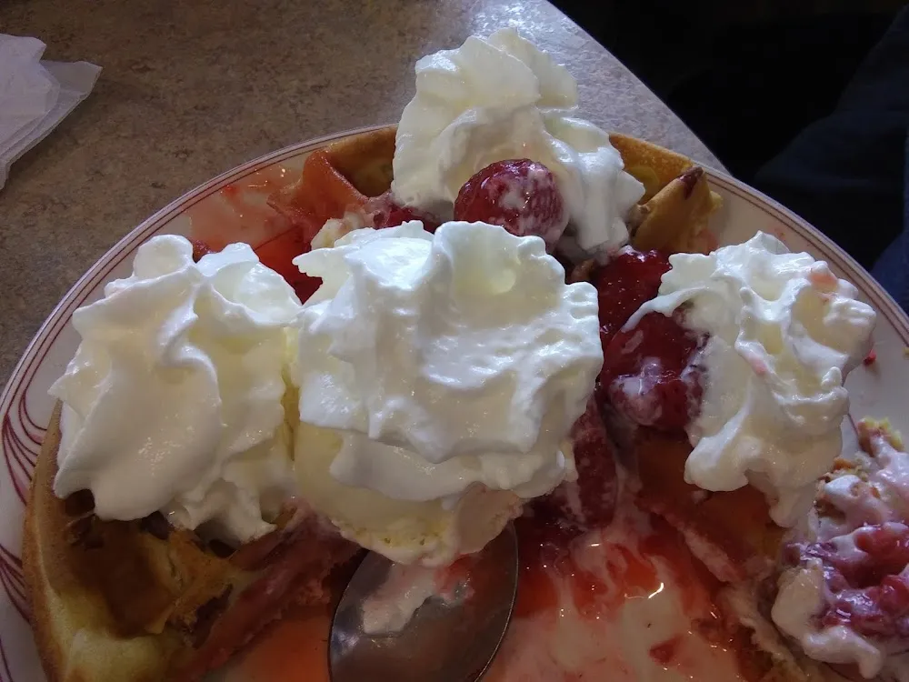 Belgian Waffles Alaskan Style