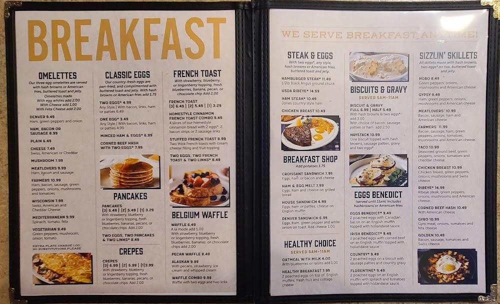 Fort Atkinson Family Restaurant - Menu Scan 2